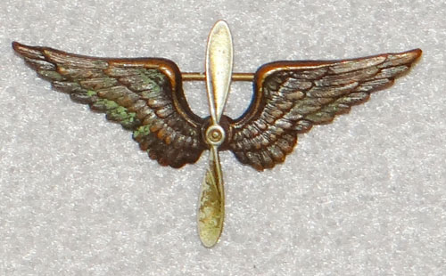 WW I U.S. Army Aviation Officer Collar Insignias