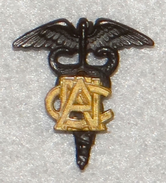 WW I U.S. Army Nurse Corps Officer Collar Insignia WW I U.S. Army Nurse Corps Officer Collar Insignia