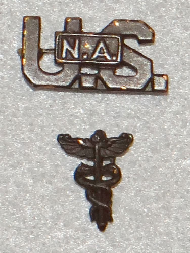 WW I U.S. Army SHIRT Size Medical Officer Insignia’s