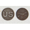 WW I U.S. Army Infantry Enlisted Collar Disk Set