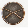 WW I U.S. Army Infantry Enlisted Type I Collar Disk