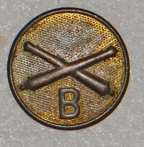 1926/37 U.S. Army Artillery Type I Enlisted Collar Disk