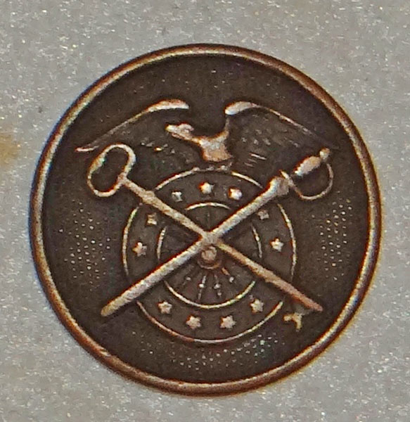 WW I U.S. Army Quartermaster Type I Enlisted Collar Disk