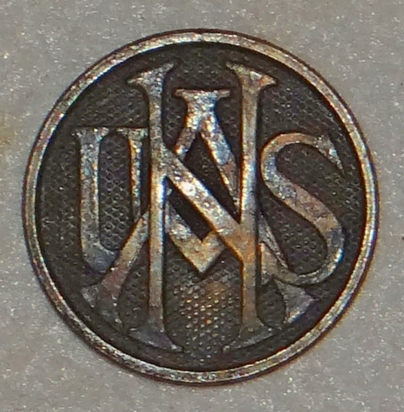 WW I U.S. "National" Army Type I Enlisted Collar Disk WW I U.S. "National" Army Type I Enlisted Collar Disk