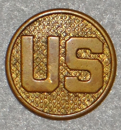 1926/37 U.S. Army Type II Enlisted "U.S." Gilt Collar Disk