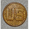 1926/37 U.S. Army Type II Enlisted "U.S." Gilt Collar Disk