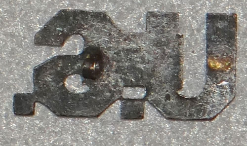 WW I U.S. Army Officer "U.S.N.A." Collar Insignia