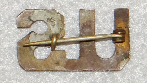 1926/37 U.S. Army Officer "U.S." Collar Insignia