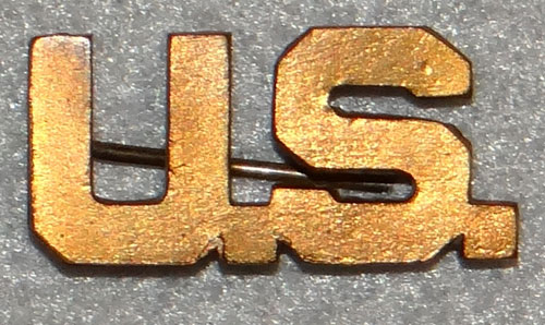 WW I /1926 Officer "U.S." Collar Insignia