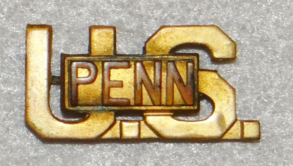 1920’s Pennsylvania National Guard Officer Collar Insignia