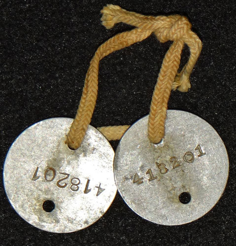 World War I U.S. Army "DOG TAGS"
