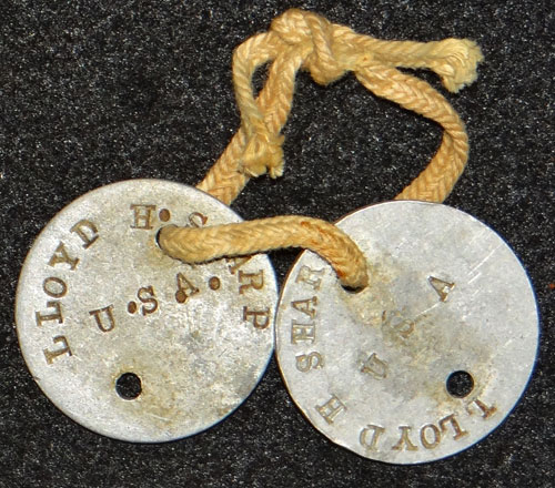 World War I U.S. Army "DOG TAGS"