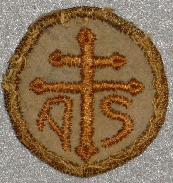 WW I Advance Section Service of Supply Shoulder Patch WW I Advance Section Service of Supply Shoulder Patch