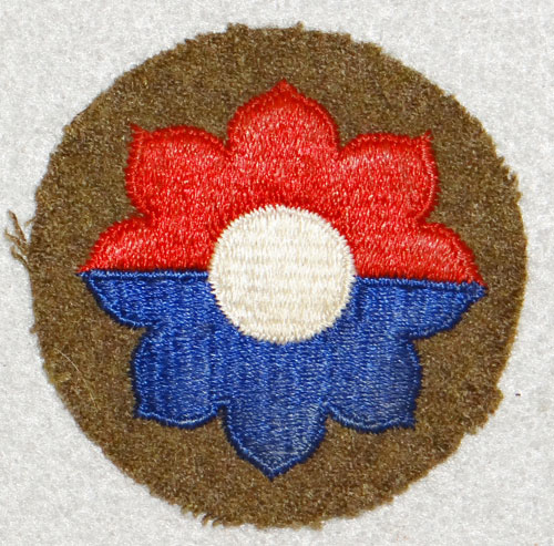 WW II /1930’s U.S. Army 9th Div. Shoulder Patch
