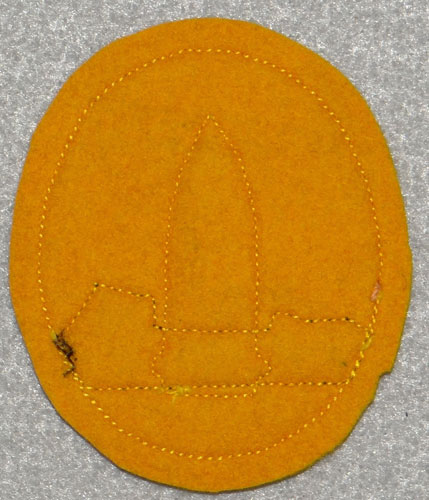 1920’s Hawaiian Coastal Artillery Brigade Shoulder Patch