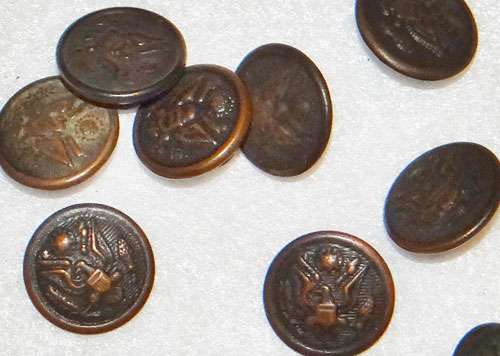 WW I U.S. Army Tunic Buttons