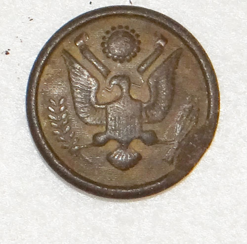 WW I Army Plastic Type Overcoat Button