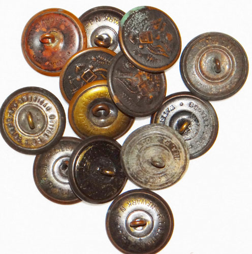 WW I Army Overcoat Buttons
