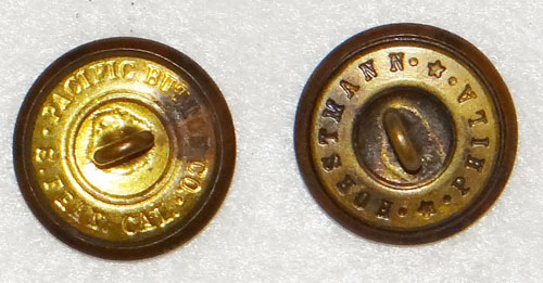 Early WW I Tunic Buttons