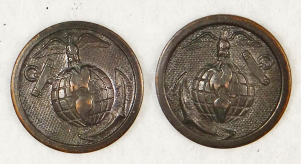 WW I U.S.M.C. NCO/ EM Collar Disk