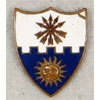 WW II Enamel 22nd Infantry Regt. "D.I." - 4th Inf. Div.