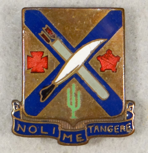 WW II Enamel 2nd Infantry Regt. "D.I." – 5th Inf. Div.