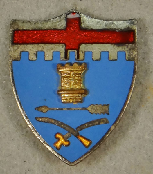 WW II Enamel 11th Infantry Regt. "D.I." – 5th Inf. Div.