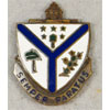WW II Enamel 132nd Infantry Regt. "D.I." – Americal Div.