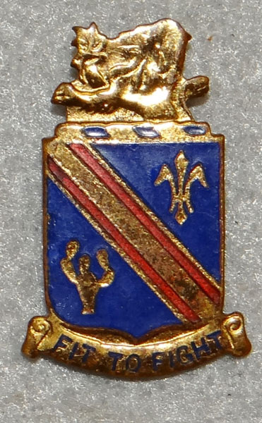WW II Enamel 152nd Infantry Regt. "D.I." – 38th Inf. Div. WW II Enamel 152nd Infantry Regt. "D.I." – 38th Inf. Div.