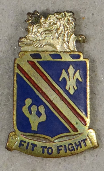 WW II Enamel 152nd Infantry Regt. "D.I." – 38th Inf. Div.