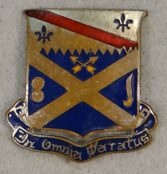 WW II Enamel 18th Infantry Regt. "D.I." – 1st Inf. Div WW II Enamel 18th Infantry Regt. "D.I." – 1st Inf. Div