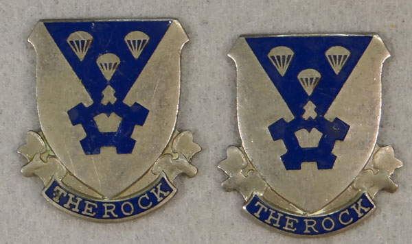Korean War & Vietnam Period Enamel 503rd Airborne Infantry "D.I."
