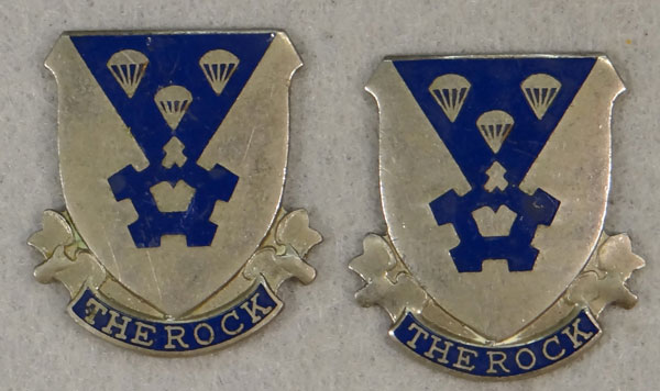 Korean War & Vietnam Period Enamel 503rd Airborne Infantry "D.I." Korean War & Vietnam Period Enamel 503rd Airborne Infantry "D.I."