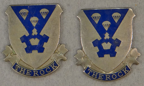 Korean War & Vietnam Period Enamel 503rd Airborne Infantry "D.I."