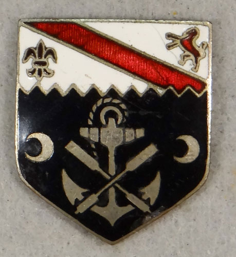 WW II Enamel 1st Engineers Bn. "D.I."