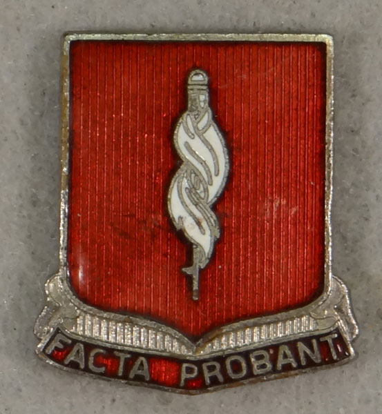 WW II Enamel 118th Engineer Bn. "D.I."