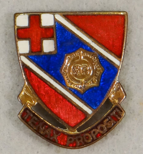WW II Enamel 101st Engineer Bn. "D.I."