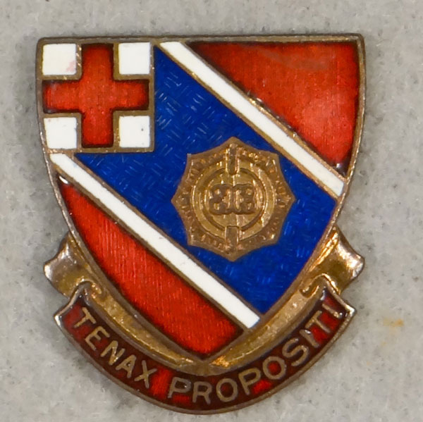 WW II Enamel 101st Engineer Bn. "D.I."