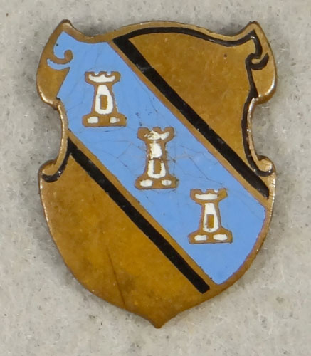 WW II Enamel Harbor Defense "Long Island Sound" "D.I."