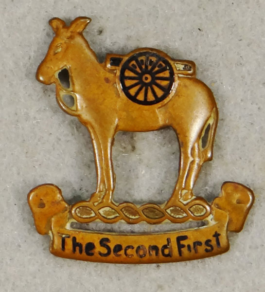 WW II Enamel 2nd Field Artillery Regt. "D.I." WW II Enamel 2nd Field Artillery Regt. "D.I."