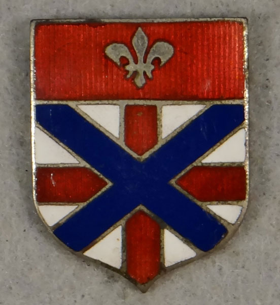 WW II Enamel 192nd Field Artillery Regt. "D.I."