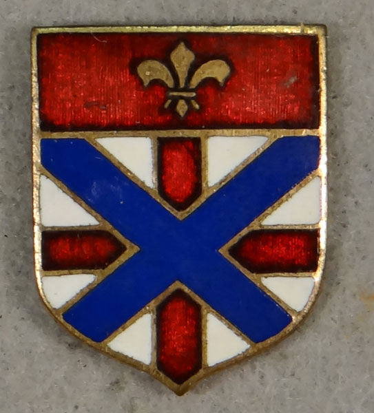 WW II Enamel 192nd Field Artillery Regt. "D.I."