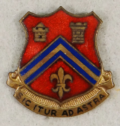 WW II Enamel 102nd Field Artillery Regt. "D.I."