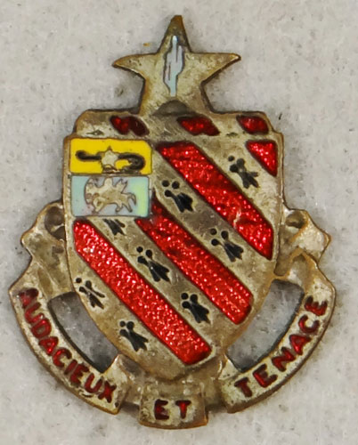 WW II Enamel 8th Field Artillery Regt. "D.I."