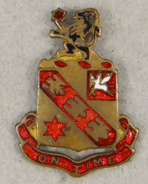 WW II Enamel 11th Field Artillery Regt. "D.I."