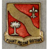 WW II Enamel 132nd Field Artillery Regt. "D.I."