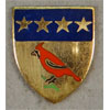 WW II Enamel 138th Field Artillery Regt. "D.I."