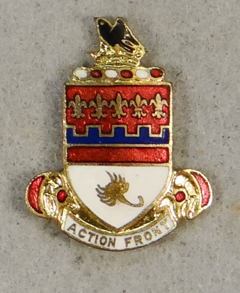 WW II Enamel 146th Field Artillery Regt. "D.I."