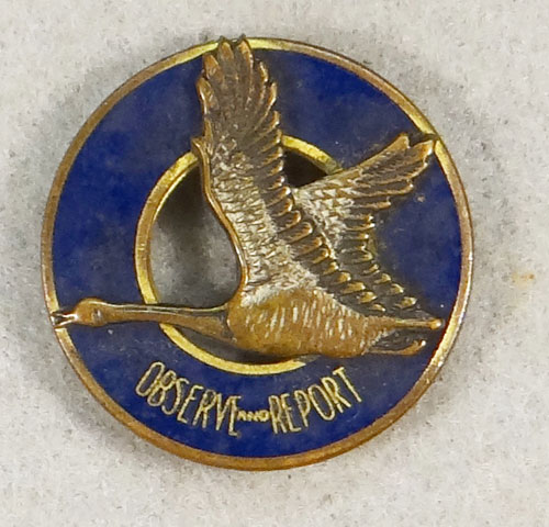 WW II Enamel AAF 12th Observation Group "D.I."