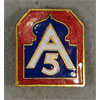 WW II Enamel 5th Army Patch "D.I."
